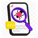Bug Detector Database Virus Bug Scan Icon