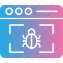 Bug Do Navegador Navegador Virus Ícone