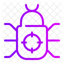 Bug Fixing Bug Detector Malware Icon