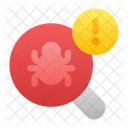 Bug Virus Search Icon