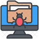 Cyber Crime Bug Icon