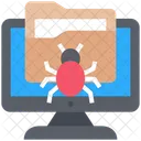 Cyber Crime Bug Icon