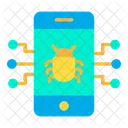 Mobile Virus Virus Malware Mobile Icon