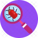 Bug Scan Database Virus Data Virus Icon