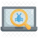 Bug Search Bug Detected Virus Detected Icon