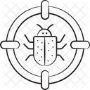 Bug Target Bug Testing Debugging Icon