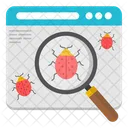 Bug Testing Bug Analysis Debugging Icon