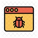 Bug Web  Icon