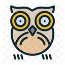 Bird Halloween Nocturno Icono