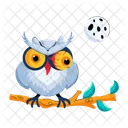 Buho De Halloween Pajaro De Halloween Pajaro Nocturno Icono