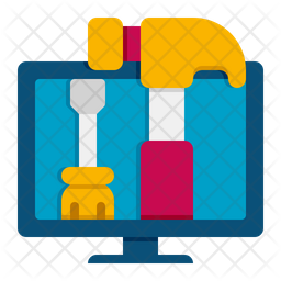 Build Icon - Download in Flat Style