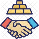Build Relationship Cooperation Deal Icon