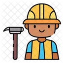 Builder Worker Contractor Icon