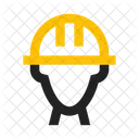 Builder Helmet Construction Icon