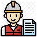 Builder Profession Contract Icon