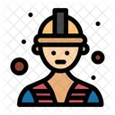 Builder Labour Worker Icon