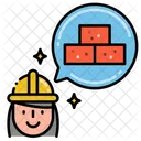 Builder Female  Icon