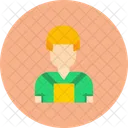 Construction Worker Man Icon