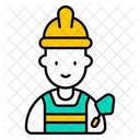 Builder Construction Worker Icon