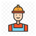 Builder Construction Worker Icon