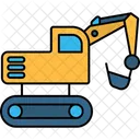 Builder Machine Construction Crane Heavy Machinery Icon