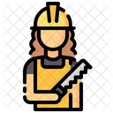 Builder woman  Icon
