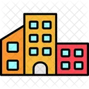 Building Fence Office Building Icon