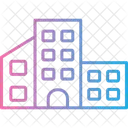 Building Fence Office Building Icon
