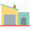 Factory Building Commercial Building Icon