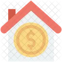 Building Dollar Mortgage Icon