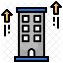 Building Office Block Town Icon