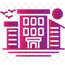 Building Fence Office Building Icon