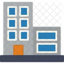 Building Fence Office Building Icon