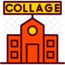 Building Collage Education Icon