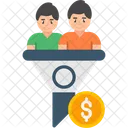 Building Collaboration Conversion Icon