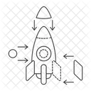 로켓 제작 및 투사  아이콘