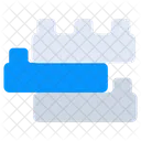 Building Blocks Kids Blocks Plastic Blocks Icon