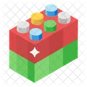 Building Blocks Kids Blocks Plastic Blocks Icône