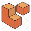 Building Blocks Kindergarten Toy Icon