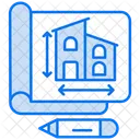 Building blueprint  Icon