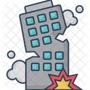 Building Collapse Structural Failure Collapsed Structure Icon