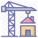 House Construction Home Renovation Construction Site Icon