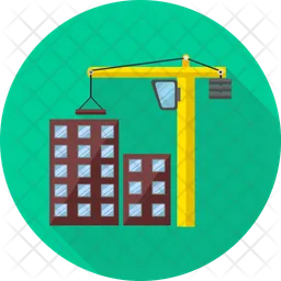 Building construction crane  Icon