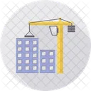 Building Construction Crane Building Construction Icon