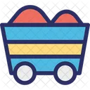 Buggy Buggy Construction Cart Icon