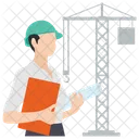 Building Engineer Site Engineer Construction Engineer Icon