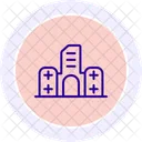 Building Extension Line Icon Icon