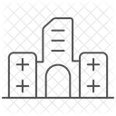Building Extension Thinline Icon 아이콘