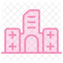 Building Extension Duotone Line Icon 아이콘