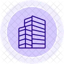 Building Exterior Line Icon Icon